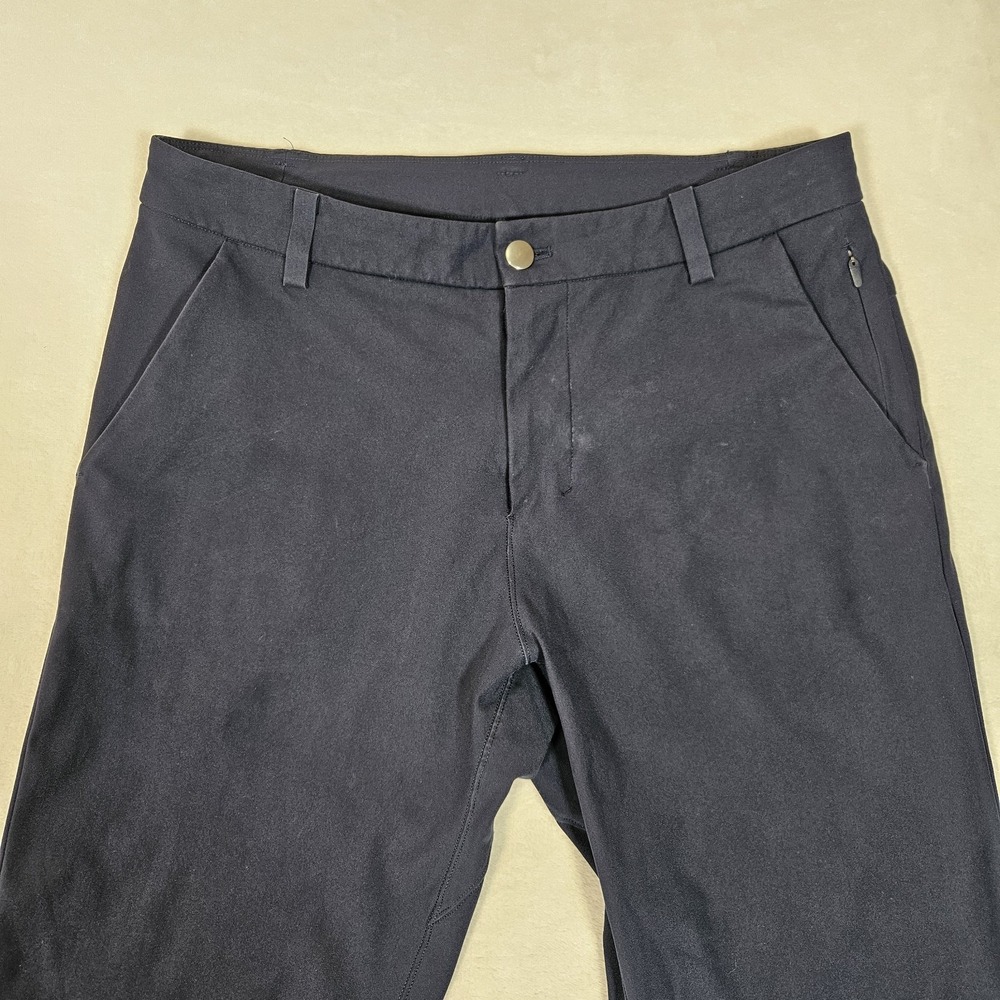 Lululemon Pants Mens Sz 30 Commission Classic Warpstreme Performance‎ Navy Blue